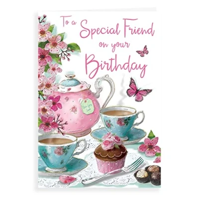Imagen de Tarjeta de cumpleaños para amigo 9 x 6 pulgadas Regal Publishing