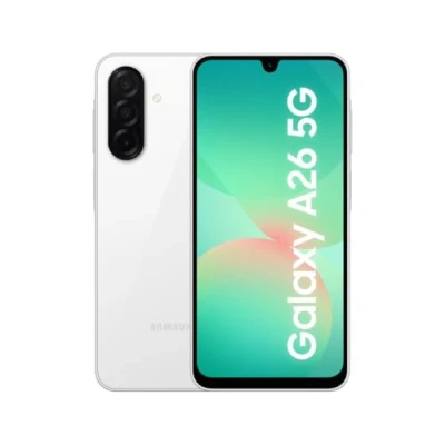 Imagen de Samsung Galaxy A26 5G 256GB Teléfono Móvil, Inteligencia Alucinante, 6GB RAM, 50MP Cámara, Blanco, Garantía del Fabricante 3 Años + 1 Año Extra