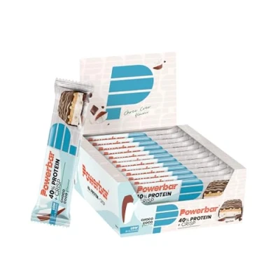 Imagen de Powerbar 40% Protein Plus Crisp Choco Coco 12 x 40 g Barrita alta en proteínas y baja azúcar