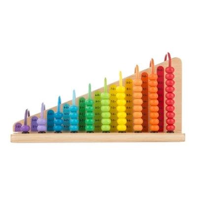 Imagen de Melissa &amp; Doug Ábaco para Sumar y Restar, Juguete de madera clásico, Montessori, Juego educativo, desarollo, Regalo niños niñas 3 4 5 6 7 8 años
