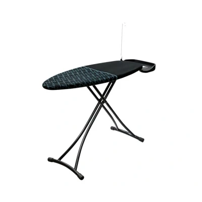 Imagen de Cecotec Tabla de Planchar StrongBoard 400 Borneo. Funda resistente 100% algodón, Estructura apoyo para planchas y centros planchado, Patas extragruesas, Gran superficie, Altura regulable