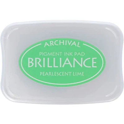 Imagen de Brilliance Tsukineko Almohadilla de Tinta, Pearlescent Lime, Talla única