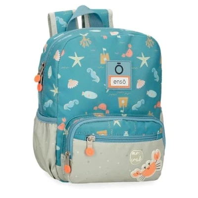 Imagen de Enso Mr Crab Mochila Preescolar Adaptable a Carro Azul 23x28x10 cms Poliéster 6,44L