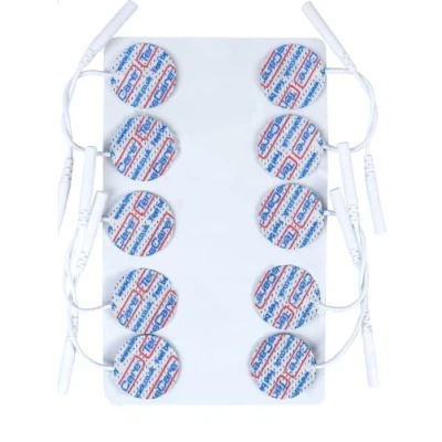 Imagen de TensCare E CM25 Electrodos de Alta Calidad, Autoadhesivo, Compatibles con Cualquier Electrostimulador Fijación Universal