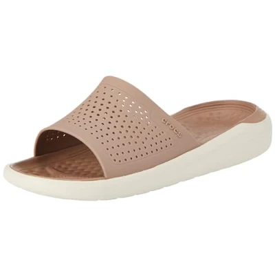 Imagen de Crocs Literide Sandalias planas unisex, Latte Stucco, 37/38 EU