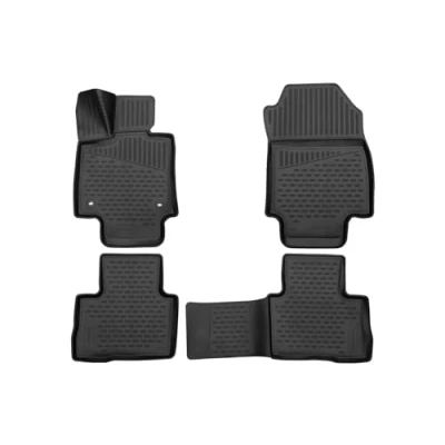 Imagen de Element EXP.ELEMENT3D02259210K Alfombrillas de Goma Antideslizantes para Toyota RAV4 XA50, 2019 &gt;, Cross, 4 Unidades, Color Negro