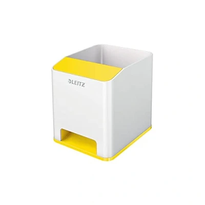 Imagen de Leitz Cubilete con Función de Altavoz, WOW, Blanco/Amarillo, 53631016