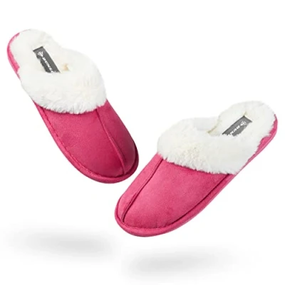 Imagen de DUNLOP Zapatillas Mujer Casa Antideslizantes con Memory Foam (38 EU, Rosa Oscuro, numeric_38)