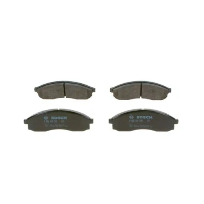 Imagen de BOSCH 0 986 424 340 Juego de pastillas freno Low Metallic Chapa antichirridos, con instrucciones montaje MITSUBISHI: L200 III Pick up