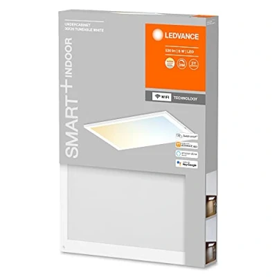 Imagen de LEDVANCE SMART+ Wi Fi Unterbau Paneel Panelleuchte mit Technologie, 30x20cm, dimmbar, 530 Lumen PM, Farbtemperatur von 2700 bis 6500K, LED Panel für jeden Schrank