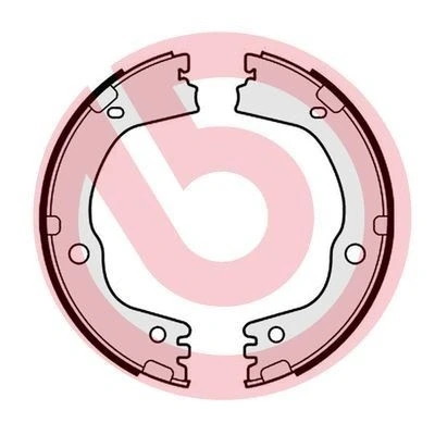 Imagen de BREMBO P06096NX Juego de pastillas freno preparado para indicador desgaste Chapa antichirridos sin accesorios, con pesos equilibrio