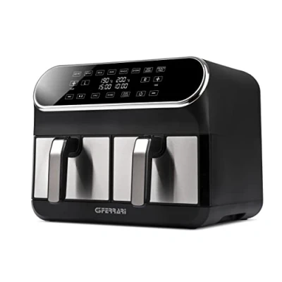 Imagen de G3 Ferrari G10150 Friggisano Duo Freidora de aire doble, 8 litros, 1700 W