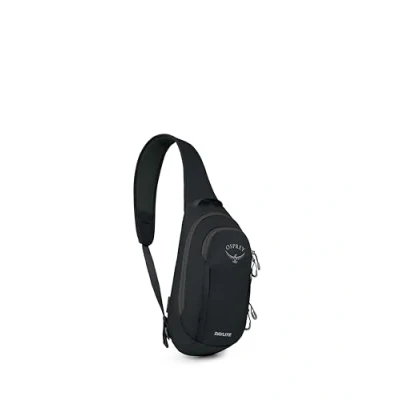 Imagen de Osprey Daylite Serie Lifestyle Duradera y ligera Expresa tu estilo Mochilas Crossbody Riñonera Cinch Pack Sling Tote Messenger, Black, Bandolera