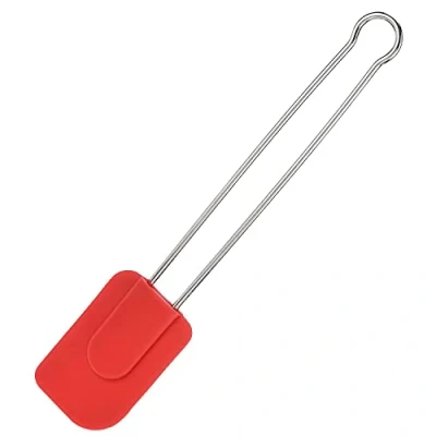 Imagen de Westmark Rascador para cocinar y amasar con cabeza de Silicona, Longitud: aprox. 28, 5 cm, Grande, Silicona/acero inoxidable, Rojo/plateado, 15462270