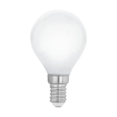 Imagen de Eglo LED E14, bombilla de color lechoso en forma gota, 7 vatios (equivalente a 60 vatios), 806 lúmenes, gota luz blanca cálida, 2700k, bulbo P45, Ø 4,5 cm