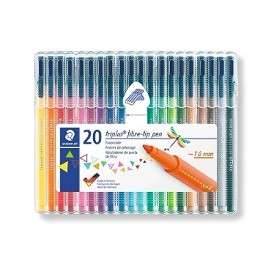 Imagen de Staedtler 323 SB20 Rotuladores, 20 Unidades, Multicolor, 1 Set
