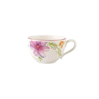Imagen de Villeroy &amp; Boch Mariefleur Basic Taza (porcelana Premium, 390 ml, altura de 7 cm) blanco/colorido