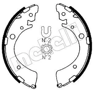 Imagen de Kit de zapatas METELLI 53 0153