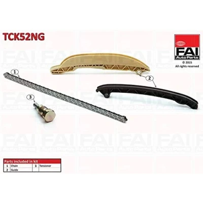 Imagen de FAI AutoParts TCK52NG Juego de Cadena distribución sin juntas, ruedas dentadas Símplex, pasadores FORD: FIESTA 5, KA Hatchback