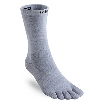 Imagen de Injinji Calcetines con forro redondo, Negro, XL