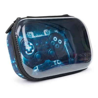 Imagen de ZIPIT Caja de lápices con Parte Superior Transparente para niños Estuche Juegos la Escuela Bolsa organizadora Gran Capacidad