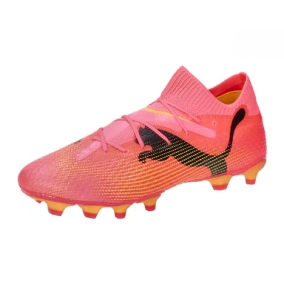 Imagen de Puma Future 7 PRO FG/AG Botas de fútbol con tacos, Hombre, Talla: 46, Sunset glow/black/sun stream Zapatos