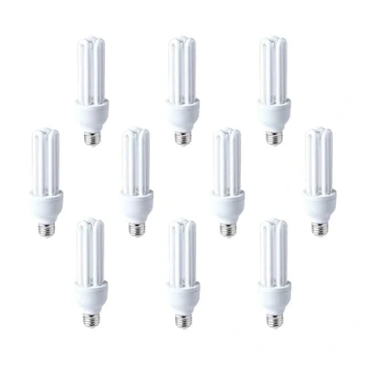 Imagen de T.E Bombilla 3Tubos Bajo Consumo E27 (3000K Luz amarilla 18W (10uds)
