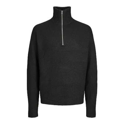 Imagen de Jack &amp; Jones Jorollie HALF ZIP Jersey de punto, Hombre, Talla: Medium, Black