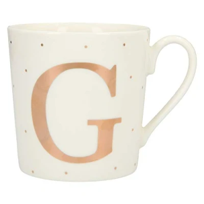 Imagen de Depesche 5909.032 Taza de porcelana con asa (300 ml, texto G