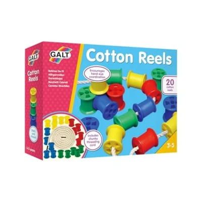 Imagen de Galt Toys, Cotton Reels, Threading Toy, Ages 3 Years Plus, 20 Count (Pack of 1)