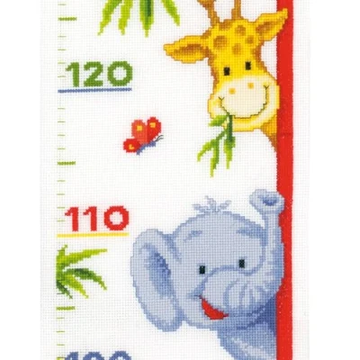 Imagen de Vervaco Kit de Punto Cruz, Algodón, Blanc, 1