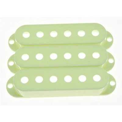 Imagen de kaish verde menta ST Strat estilo guitarra Pickup cubre 3 pastillas de Bobinado Simple, para Fender Stratocaster