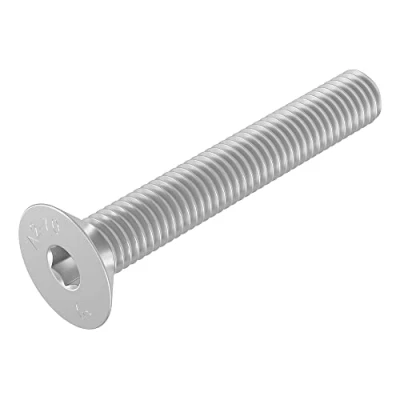 Imagen de Tornillo avellanado SECCARO M6 x 40 mm, acero inoxidable V2A VA A2, DIN 7991 / ISO 10642, hexágono interior, 20 piezas