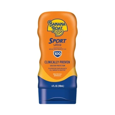 Imagen de Banana Boat Sport Performance Sunscreen Lotion SPF 100, 4 ounce Bottles by