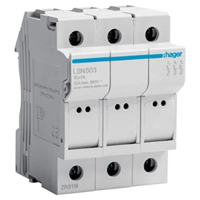 Imagen de Portafus. seccionable L38 3P 32A 690V