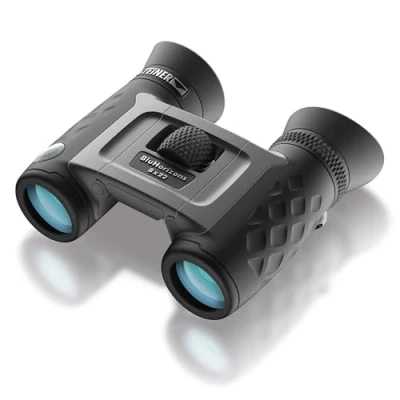 Imagen de STEINER Prismáticos BluHorizons 8x22 Óptica de Calidad Alemana, Reduce los Reflejos o deslumbramientos del Agua, la Arena Nieve, Compacto y Ligero