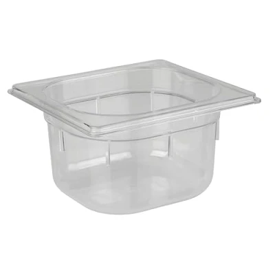 Imagen de Fiambrera Vogue 1/6 con capacidad para 1,05 litros, 100 mm, transparente