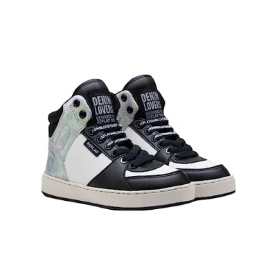 Imagen de Replay GBZ19 .000.C0043S, Zapatillas Niñas, Multicolor (Black White Silver 889), 30 EU