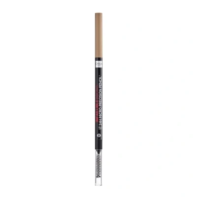 Imagen de Lápiz retráctil para cejas L&#039;Oreal Paris Brow Artist Skinny Definer Precision, rubio claro y frío de 8.0