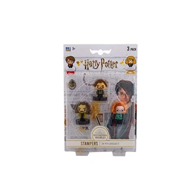 Imagen de Bizak Harry Potter figuras de coleccionista, pack 3, con alto nivel detalle, 24 para coleccionar, surtido diferentes personajes, recomendado a partir 3 años (64115020)