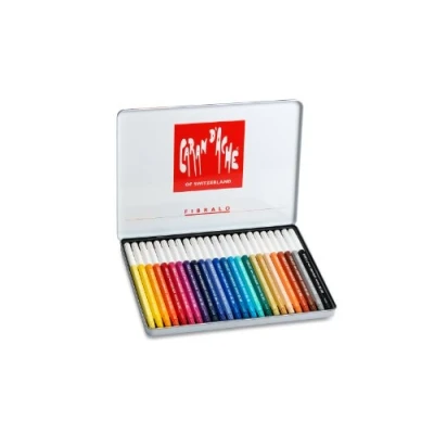 Imagen de Caran D&#039;ache Fibralo Juego de rotuladores color (24 unidades, caja metálica)