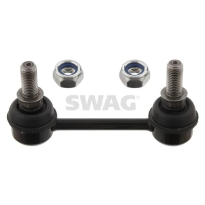 Imagen de SWAG 87 92 8439 Bieleta de suspensión Eje trasero izquierda, trasero, derecha 89 M10 x 1,25 con tuerca autofijadora Acero SUBARU: Legacy 4