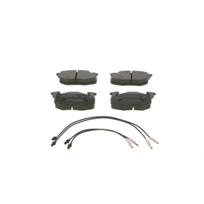 Imagen de BOSCH 0 986 461 763 Juego de pastillas freno Low Metallic con contacto avisador desgaste Chapa antichirridos CITROËN: Saxo Hatchback