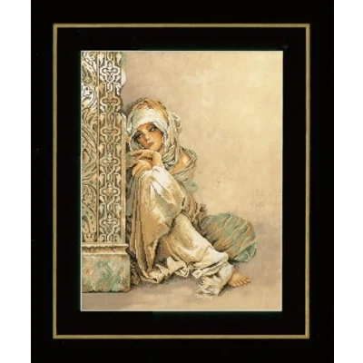 Imagen de LANARTE Kit de Bordado, Cotton, Colores Variados, ca. 34 x 44 cm / 13,6&quot; 17,6&quot;