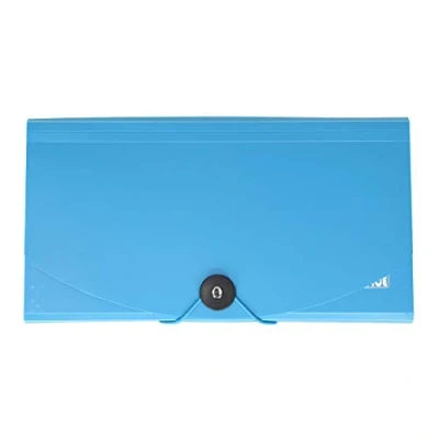 Imagen de TTO American Style Carpeta clasificadora (12 compartimentos, polipropileno), color azul