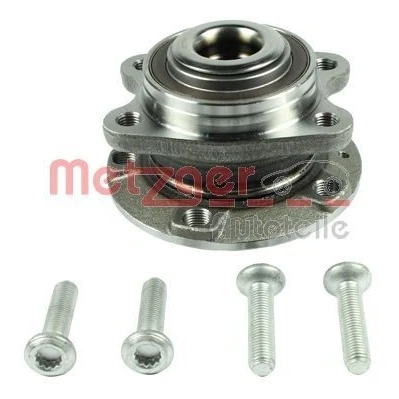Imagen de METZGER WM 6548 Juego de cojinete rueda con anillo sensor magnético incorporado, buje AUDI: A6 C6 Berlina, Avant