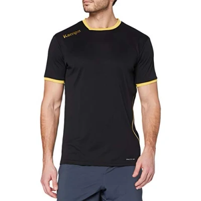 Imagen de Kempa Curve Camiseta de Juego, Hombre, Negro/Oro, 116