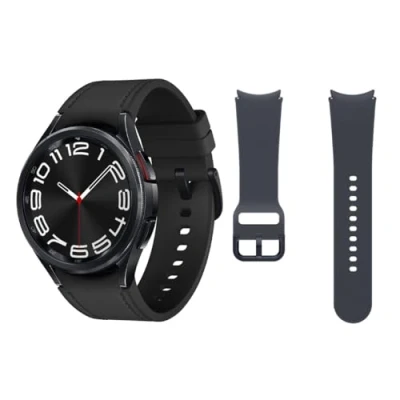 Imagen de Samsung Galaxy Watch6 Classic Bluetooth, 43 mm + Correa de recambio Smartwatch, Control Salud, Seguimiento Deportivo, Batería Carga Rápida, Negro (Versión Española)