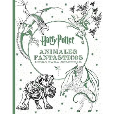 Imagen de Harry Potter. Animales fantásticos. Libro PARA colorear (HARRY POTTER LIBROS COLOREAR)