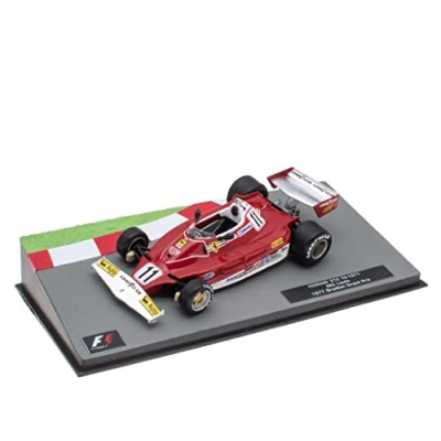 Imagen de OPO 10 Coche en Miniatura Formula 1 1/43 Compatible con Ferrari 312 T2 1977 Gran Premio de Brasil Niki Lauda FD002